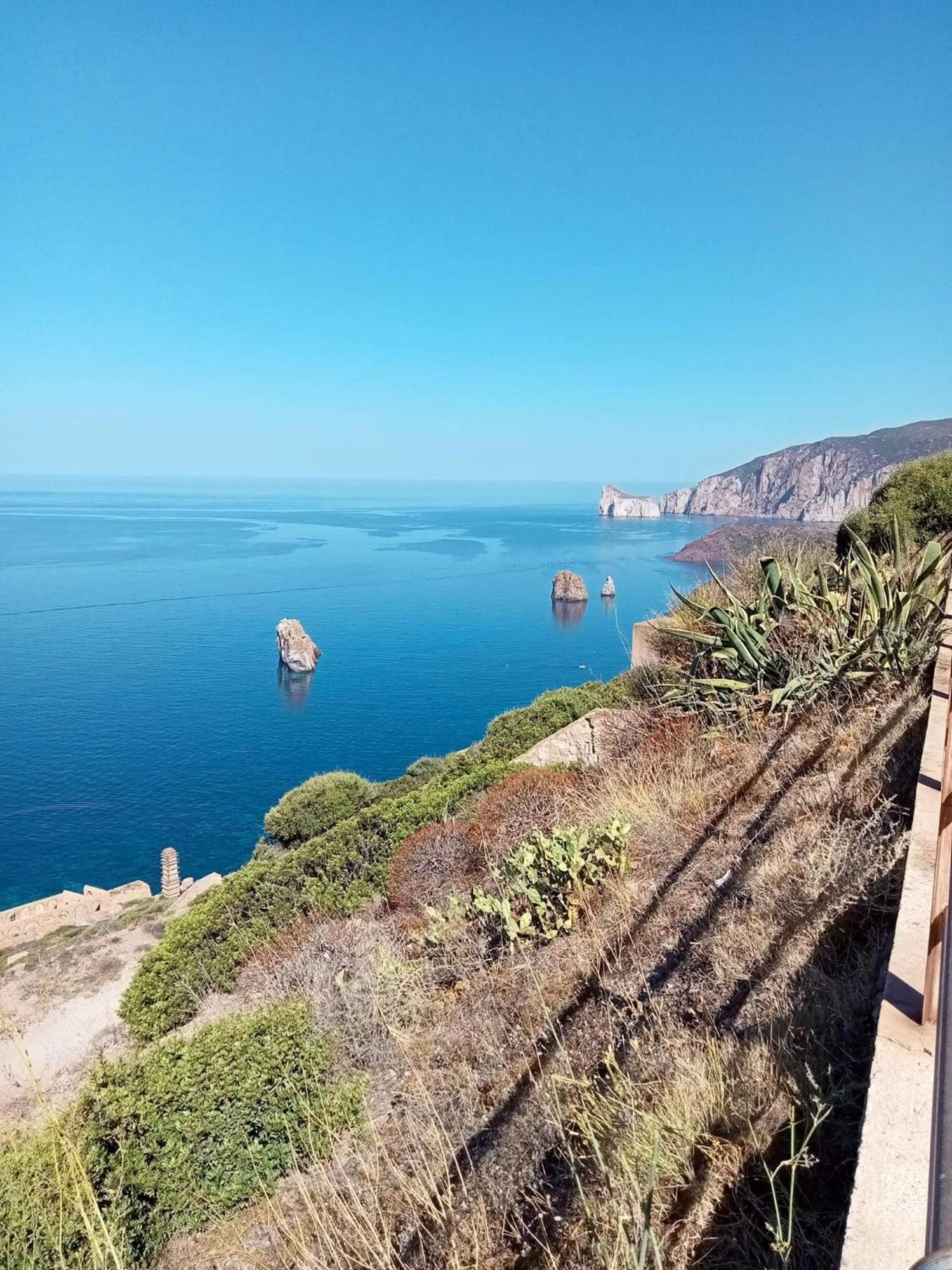 Vila La Perla E Le Conchiglie Tanca Piras Vista Mare Nebida Exteriér fotografie