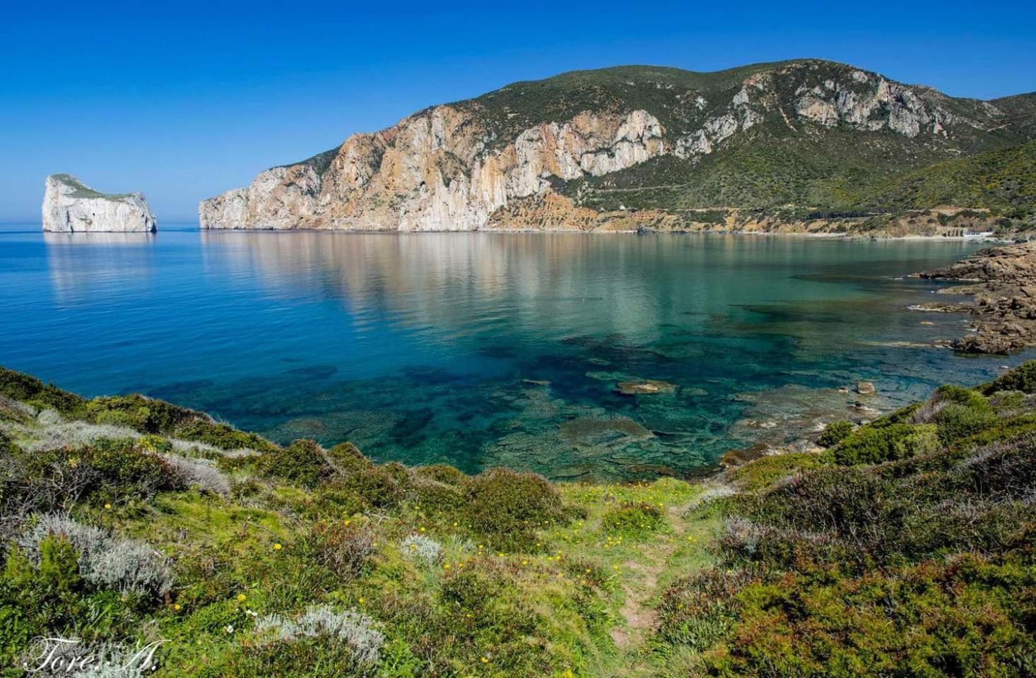 Vila La Perla E Le Conchiglie Tanca Piras Vista Mare Nebida Exteriér fotografie